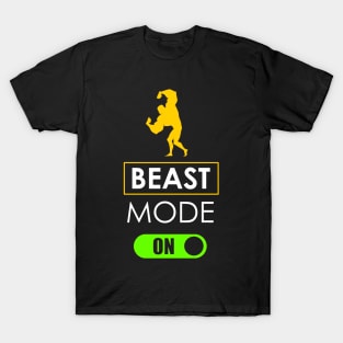 beast mode on funny T-Shirt